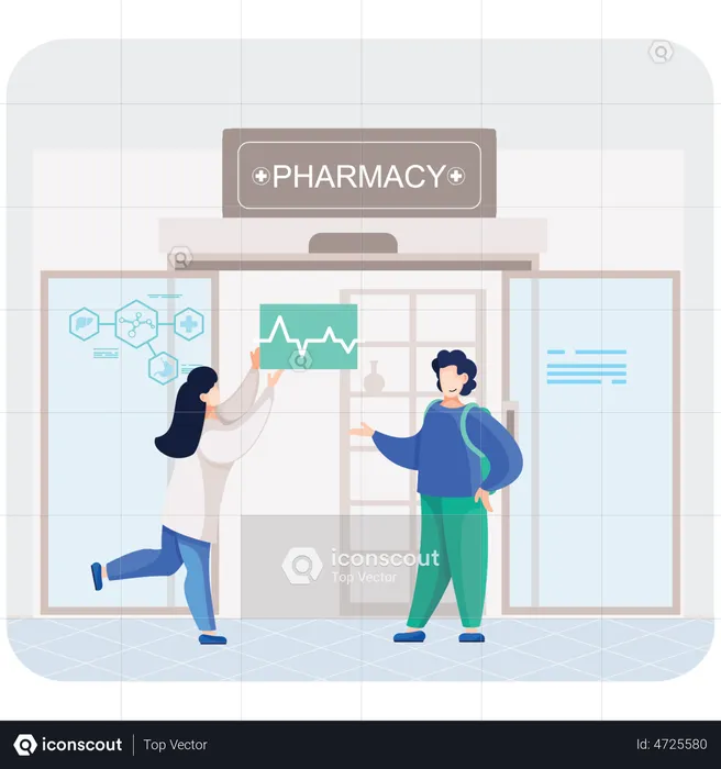 Drug Store  Illustration