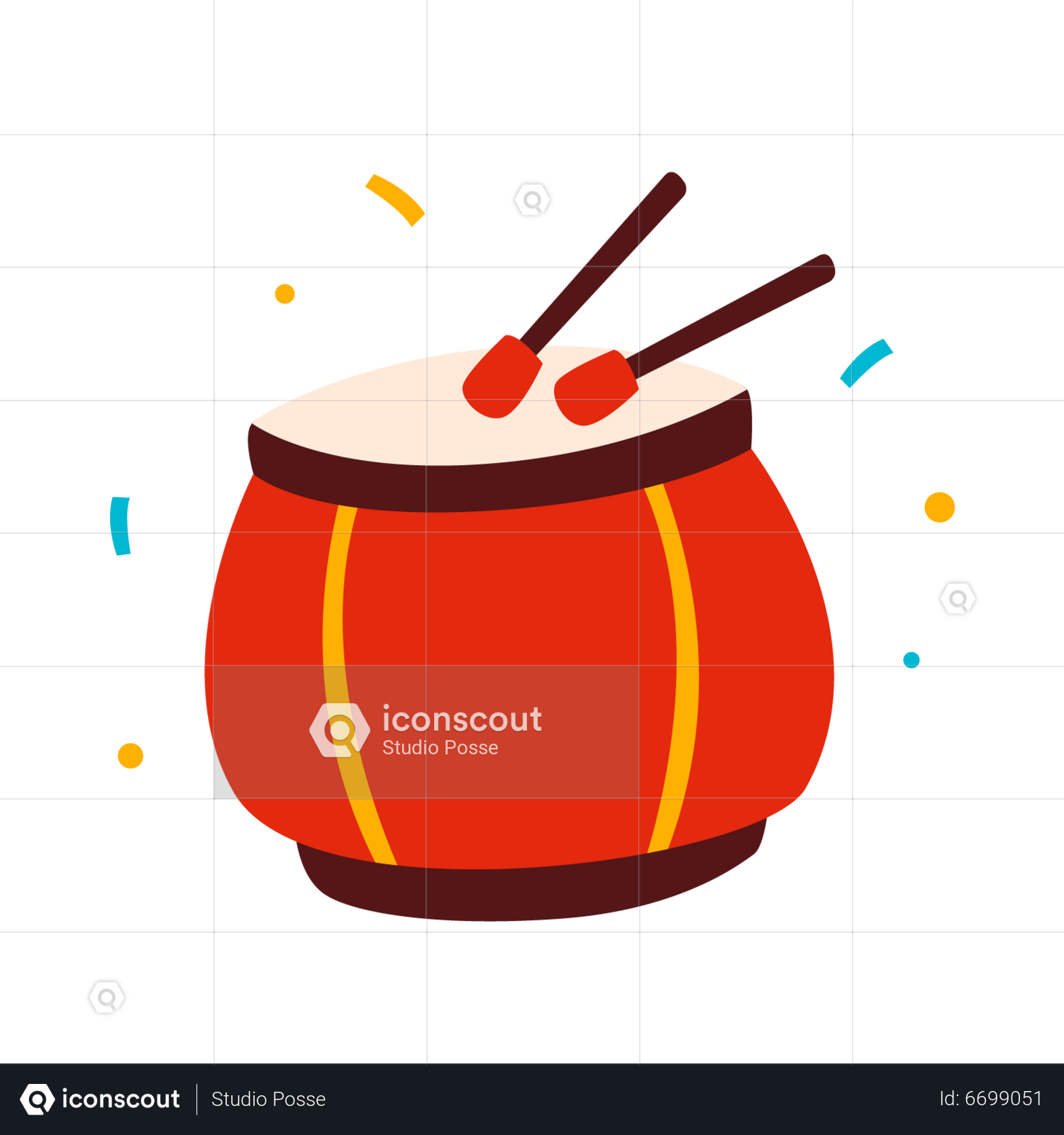 Drum Illustration - Gratis downloadDrum Illustration - Gratis download  