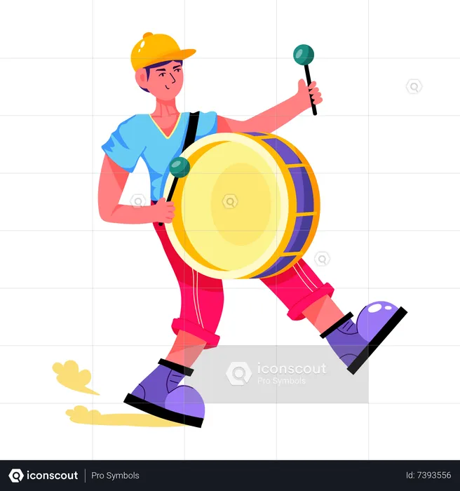 Drum Beater  Illustration