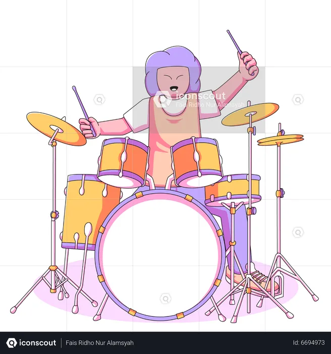 Drummer  Illustration