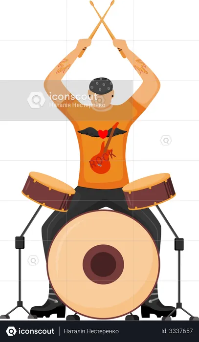 Drummer  Illustration