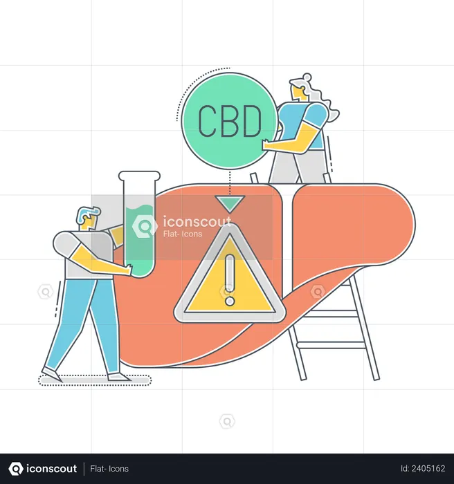 Dry mouth side effect of CBD  Illustration