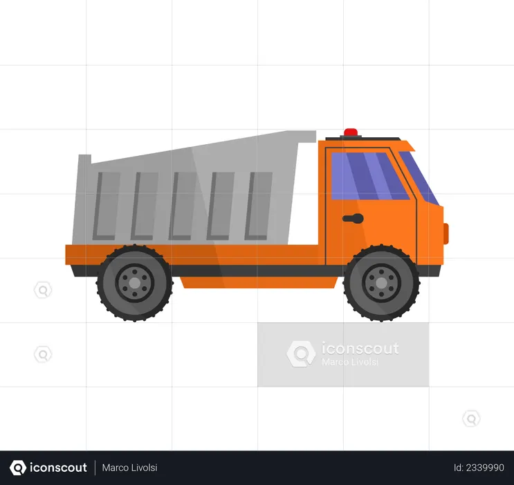 Dump Truck  Illustration