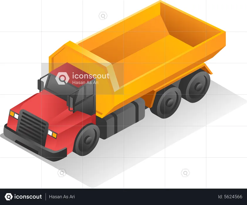 Dumper truck  Illustration
