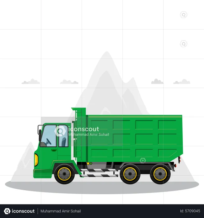 Dumper Truck  Illustration