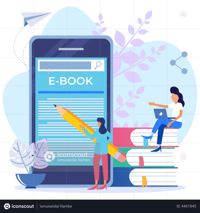 E Book  Illustration