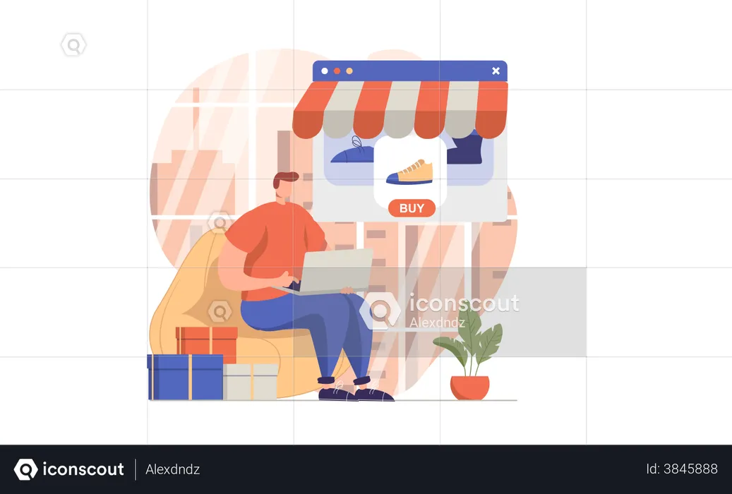 E-Commerce  Illustration