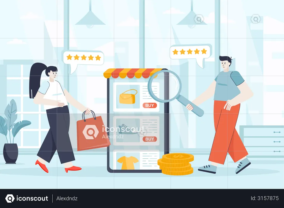 E-commerce  Illustration