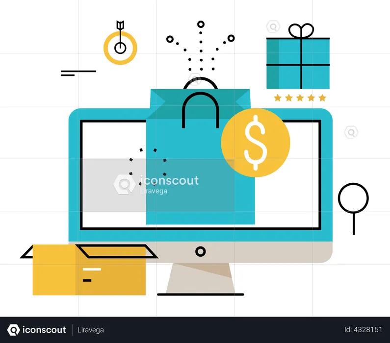 E-Commerce  Illustration