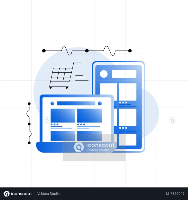 E-Commerce Platform  Illustration