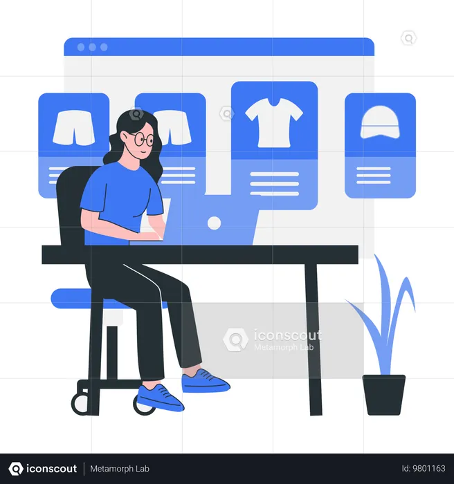 E-Commerce-Websites  Illustration