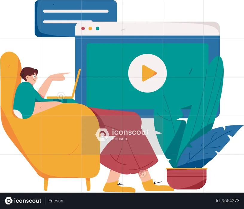 E-Learning  Illustration