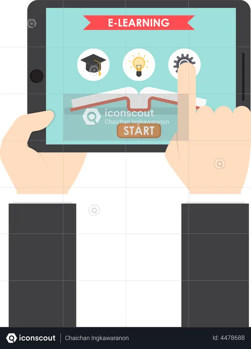 E-Learning  Illustration