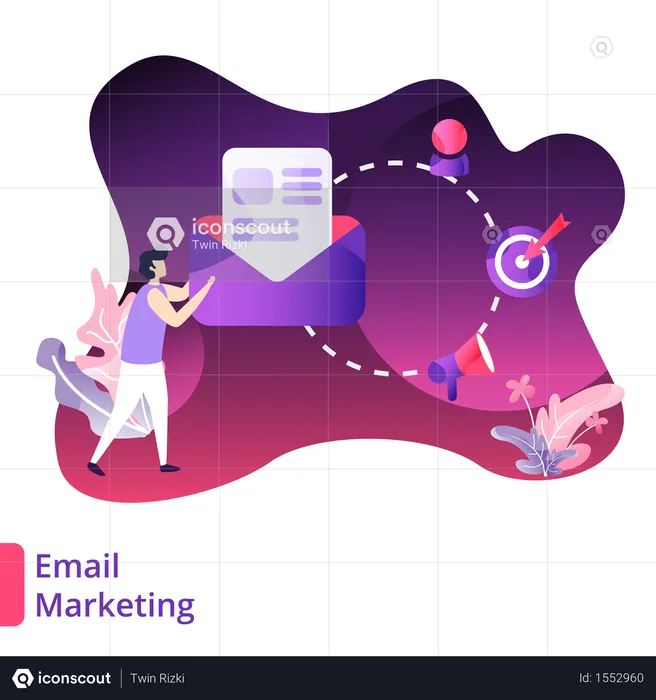 E-Mail Marketing  Illustration