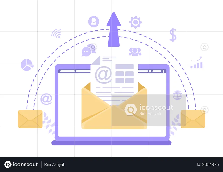 E-Mail Marketing  Illustration