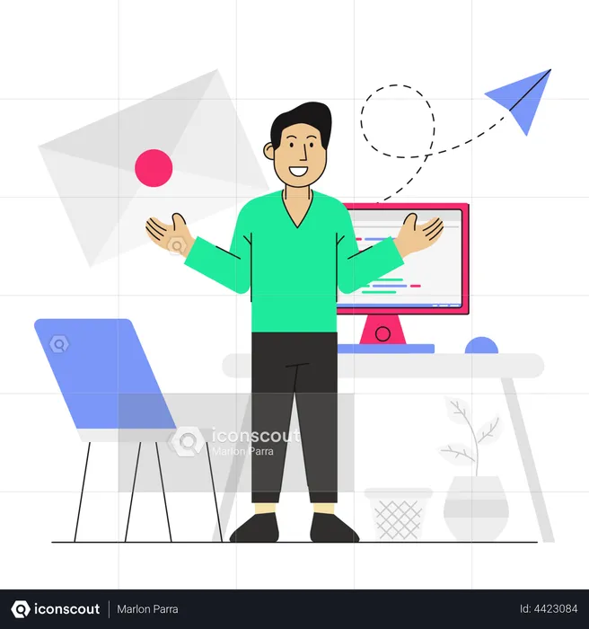 E-Mail Marketing  Illustration