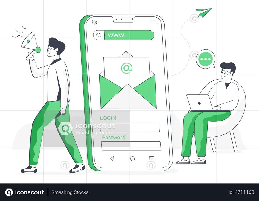 E-Mail Marketing  Illustration