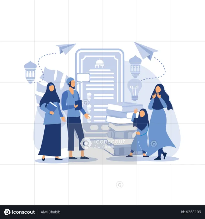 E-Quran online  Illustration