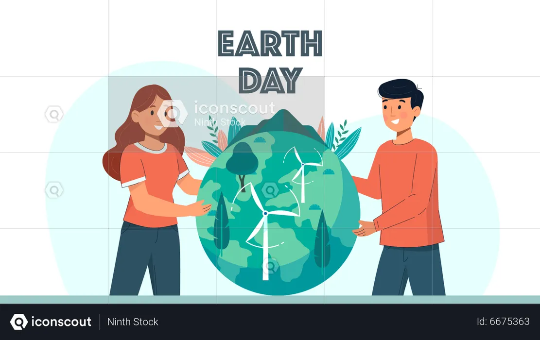 Earth Day  Illustration