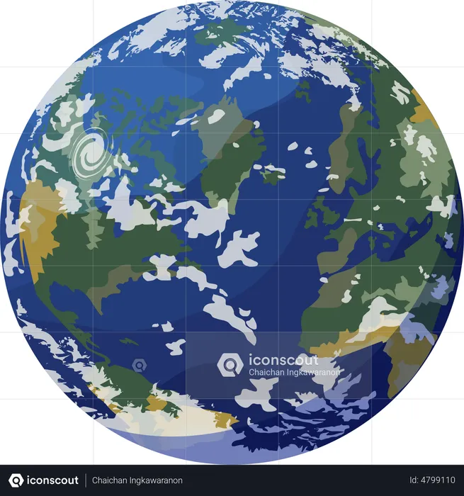 Earth Planet  Illustration