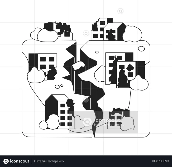 Earthquake  Illustration