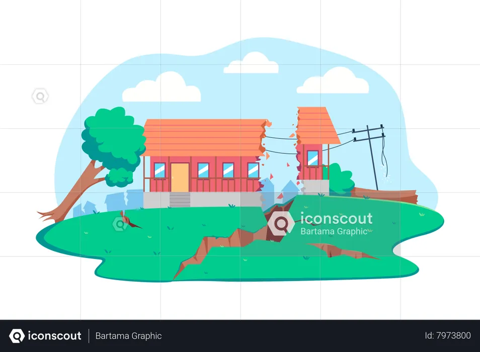 Earthquake  Illustration