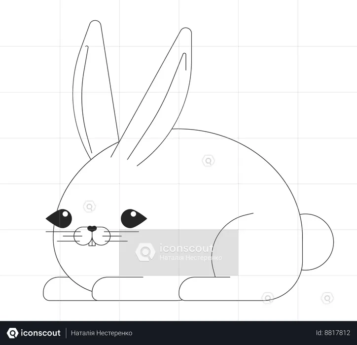 Easter bunny  Illustration