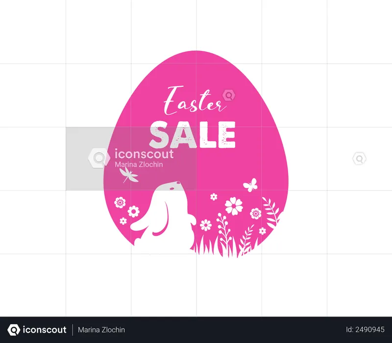 Easter sale  Illustration
