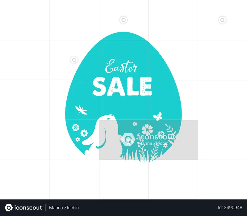 Easter Sale  Illustration