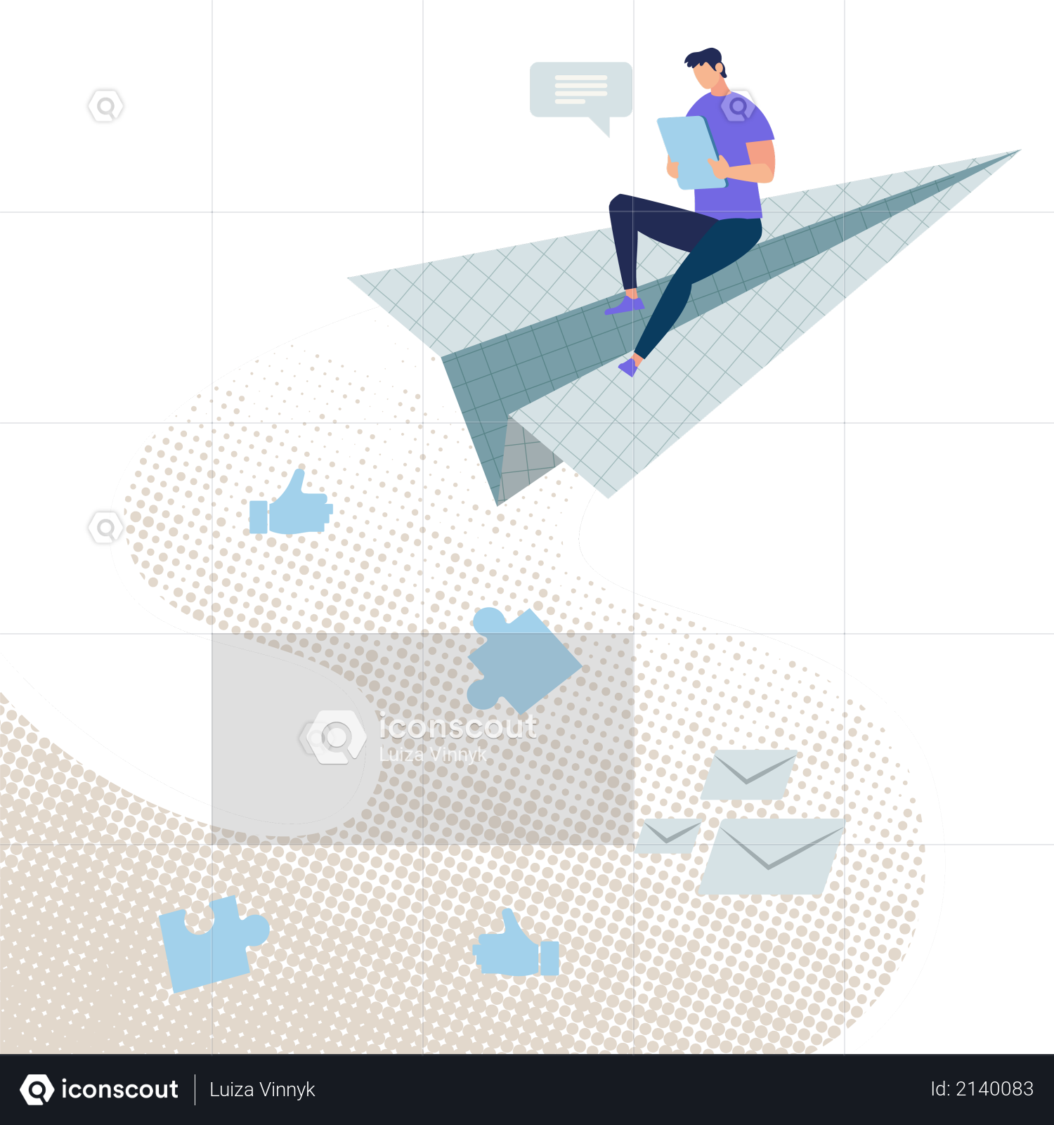 Easy Access to Online Reviews Illustration