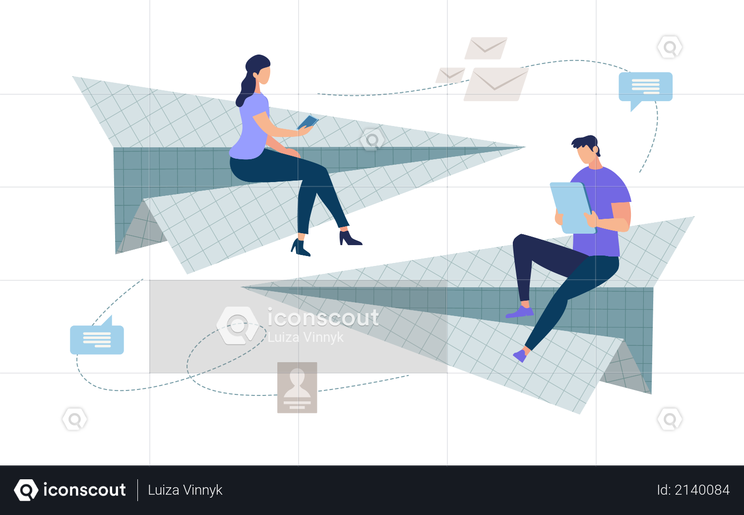 Easy Messaging Illustration