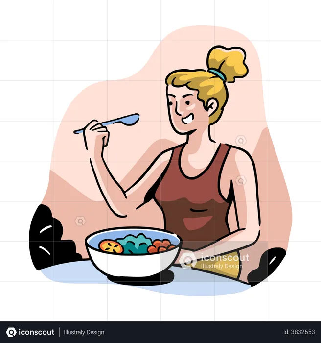 Eat healthy  Illustration