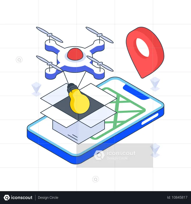 Eco Drone  Illustration