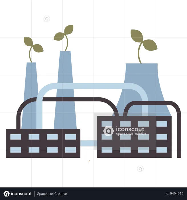 Eco Factory  Illustration
