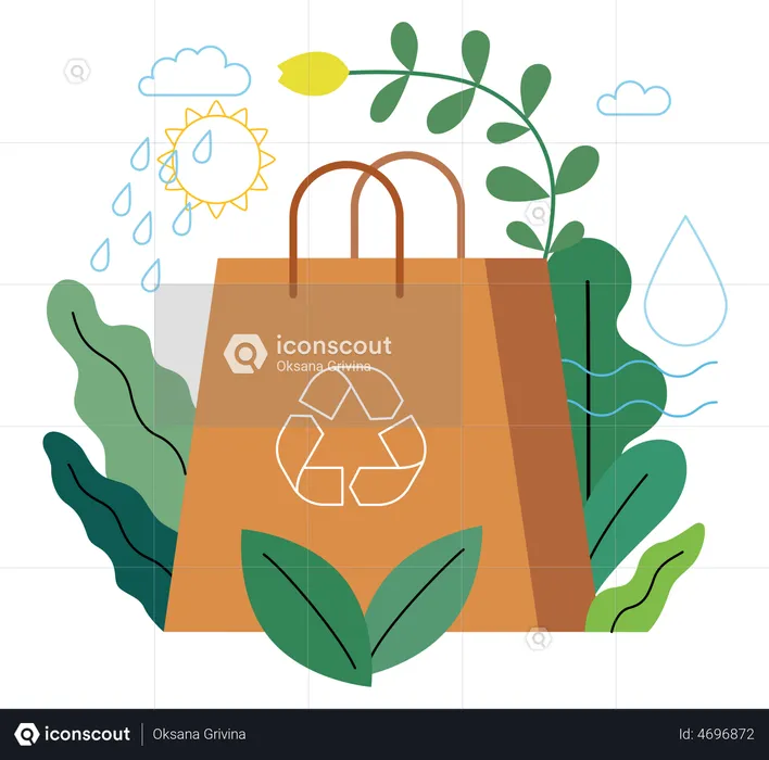 Eco package  Illustration