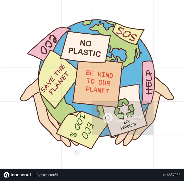 Eco recycling  Illustration