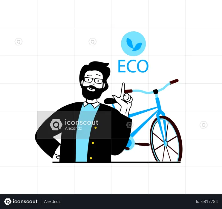 Eco Transportation  Illustration