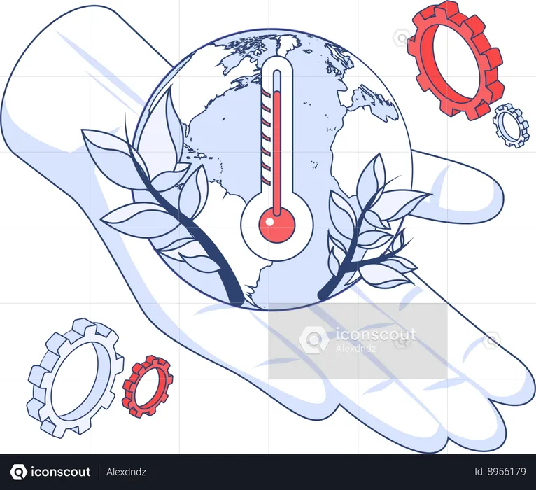 Ecology care  Illustration