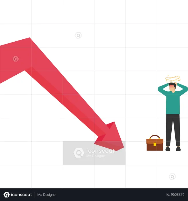 Economic depression  Illustration