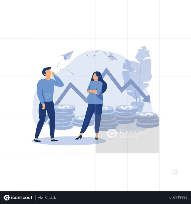 Best Economic downturn Illustration download in PNG Vector format Best Economic downturn Illustration download in PNG Vector format