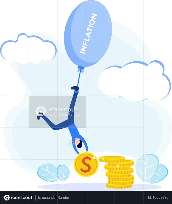 Economic Inflation  Illustration