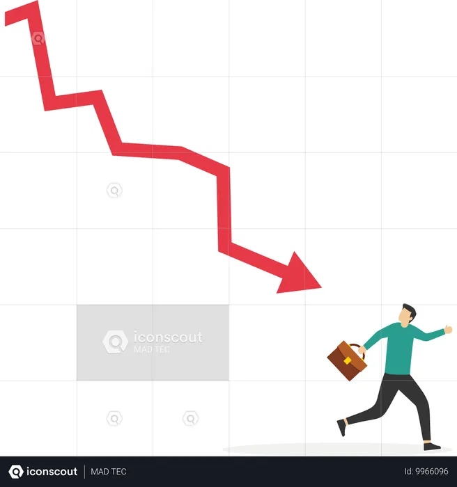 Economic recession  Illustration