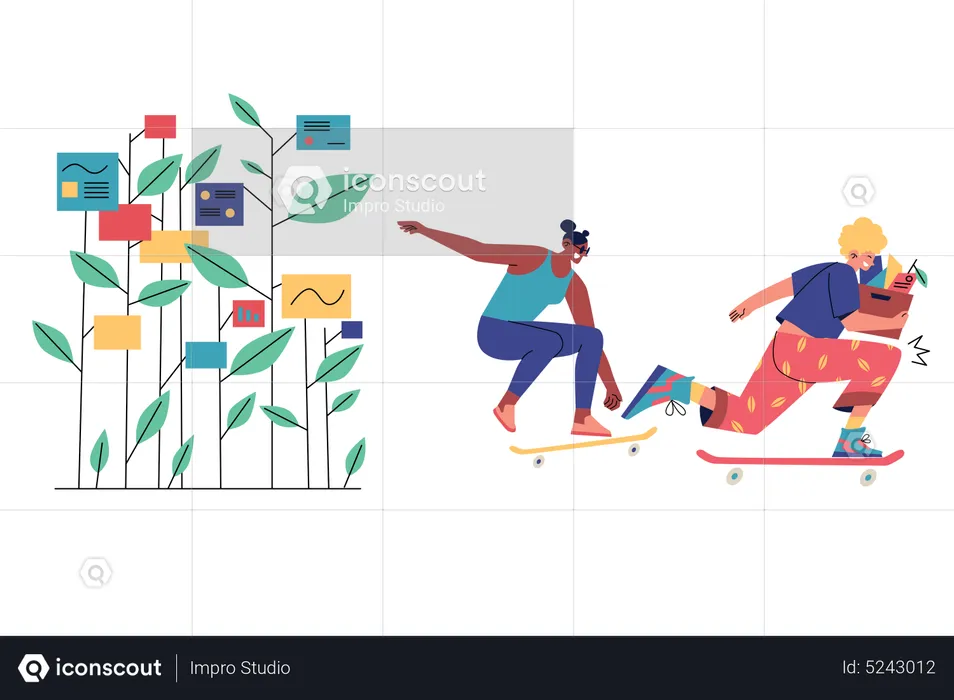 Ecosystem Of The Financial System  Illustration