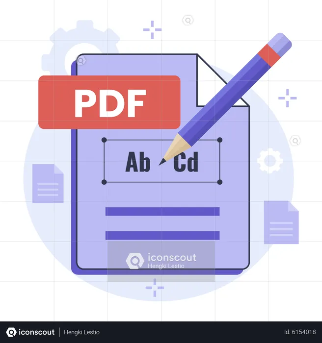 Edit Pdf file  Illustration