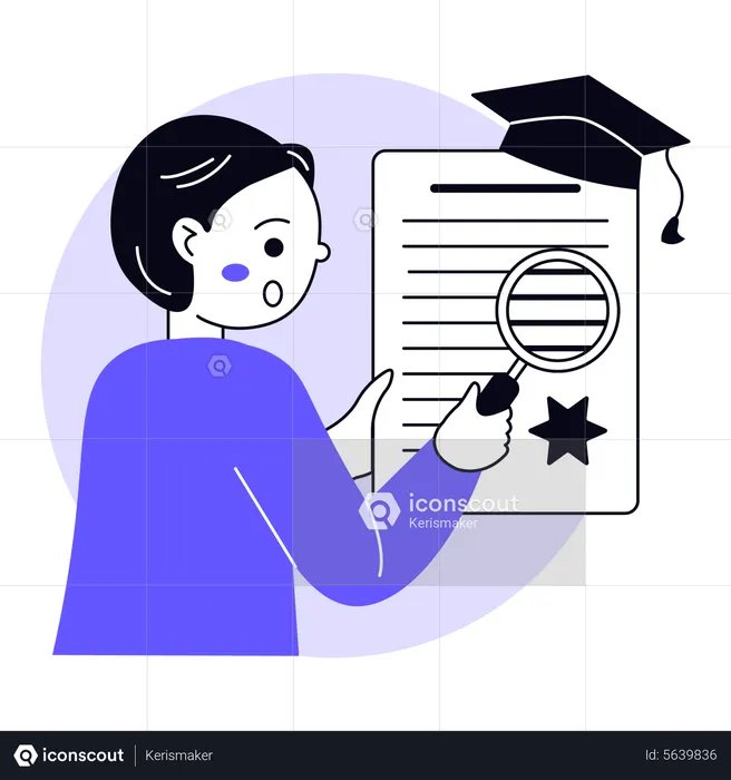 Education Qualification  Illustration