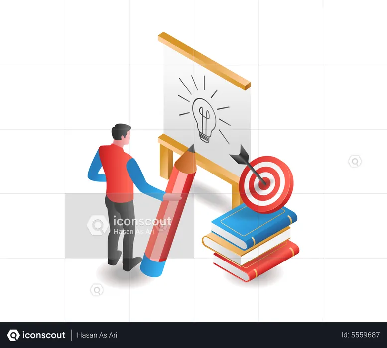 Education Target  Illustration