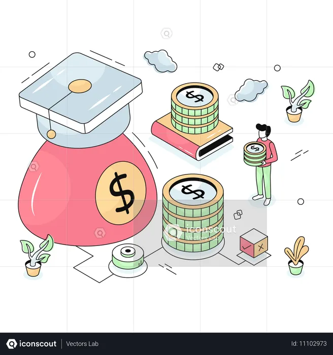 Educational Grant  Illustration