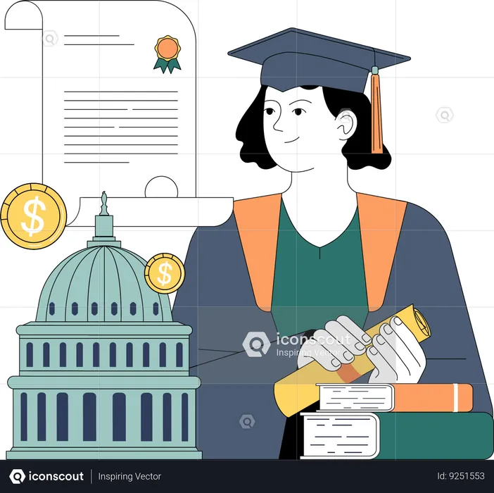 Educational loan  Illustration