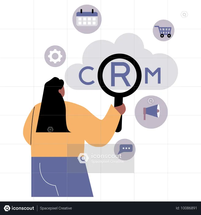 Effektive CRM-Strategien  Illustration