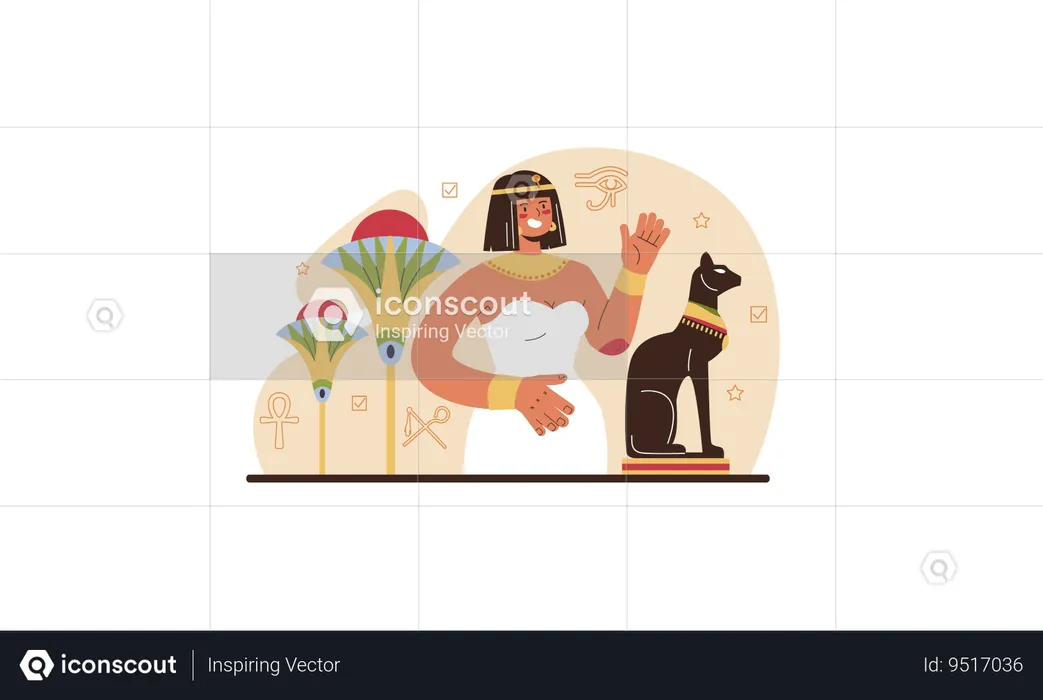 Egypt pharaoh  Illustration